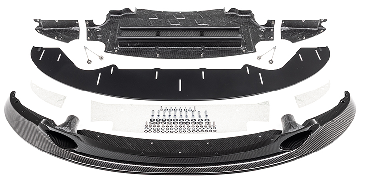 Übersicht Carbon Frontlippe und SPlitter
